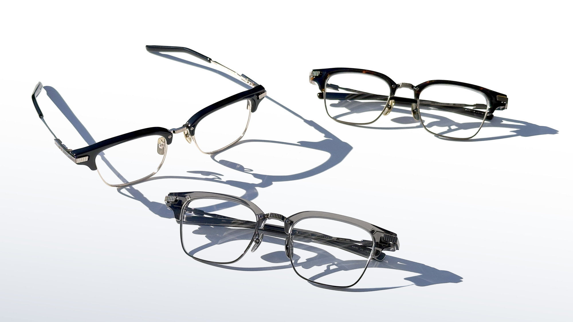 999.9 NEW COLLECTION 2025-2026 秋冬 ハイエンド眼鏡フレーム M-01 H 発売 茨城県つくば市研究学園 フォーナインズ専門メガネ店