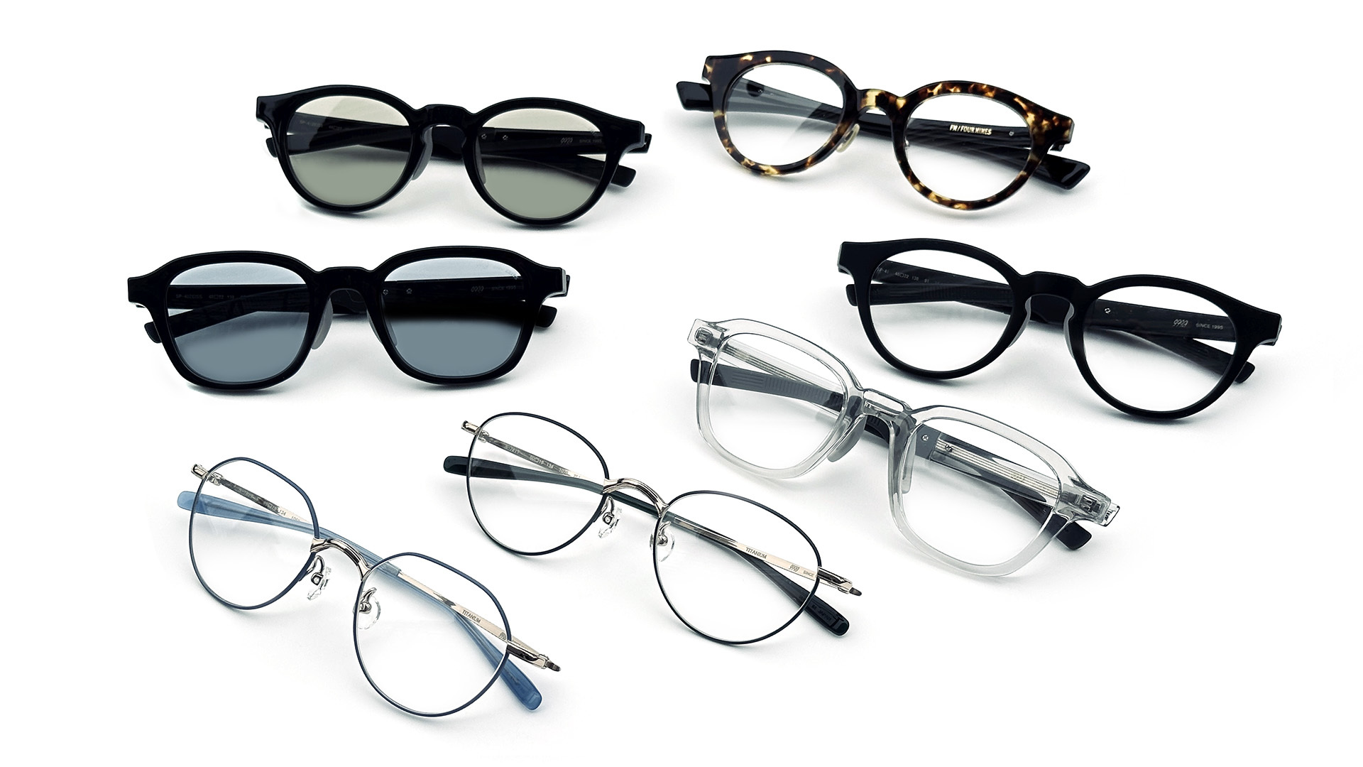 999.9 2025秋冬 新作眼鏡フレーム S-781T S-782T SP-40 SP-41 SP-40ZEISS SP-41ZEISS FN-02E 発売
