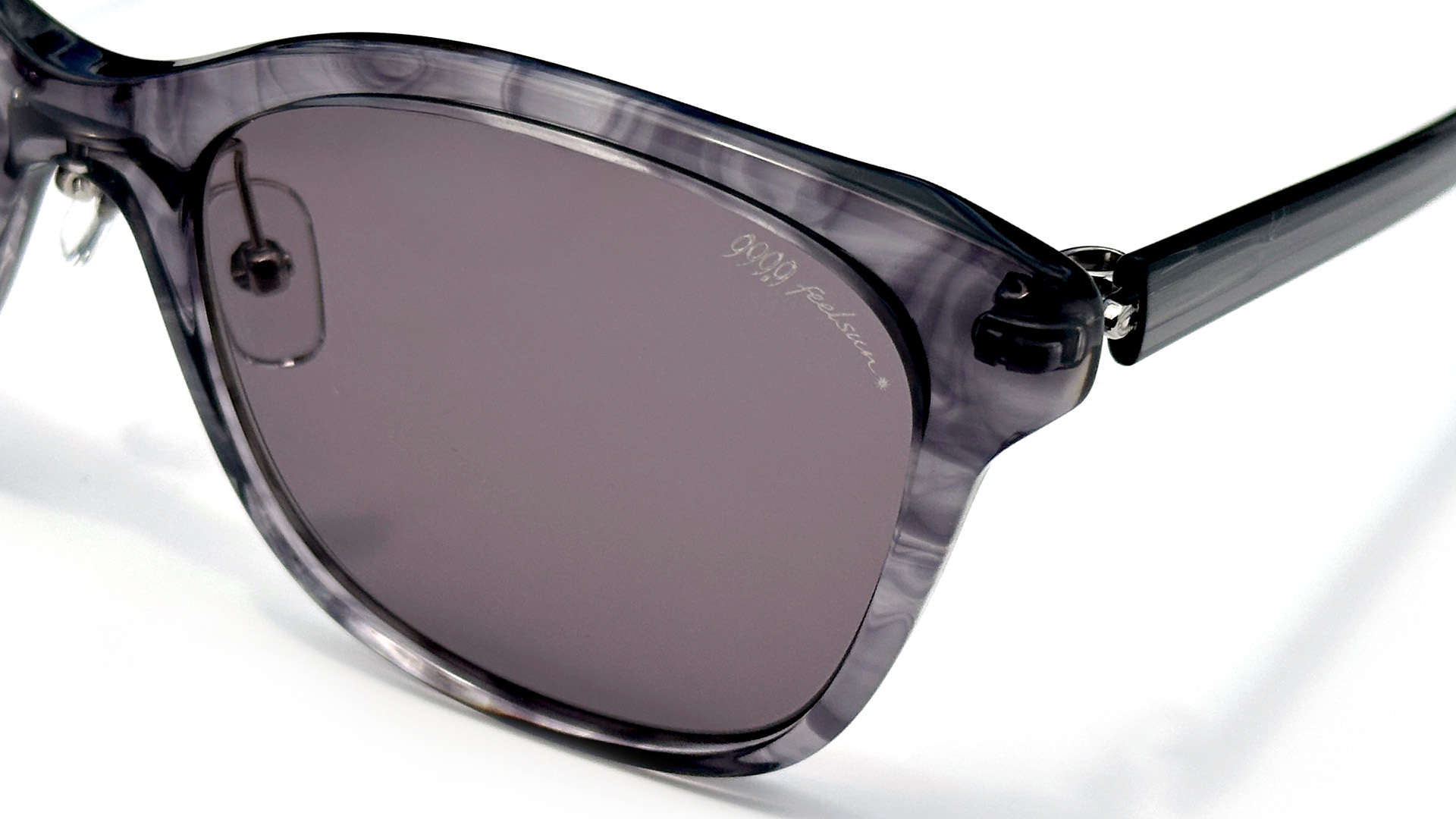 999.9 feelsun レディースサングラス F-47NP 80%濃度のカラーレンズ
