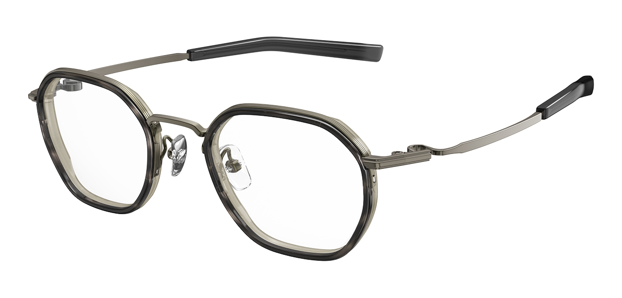 M-119 col.9254 グレーササ × ペールグレー レイヤー × アンティークシルバー