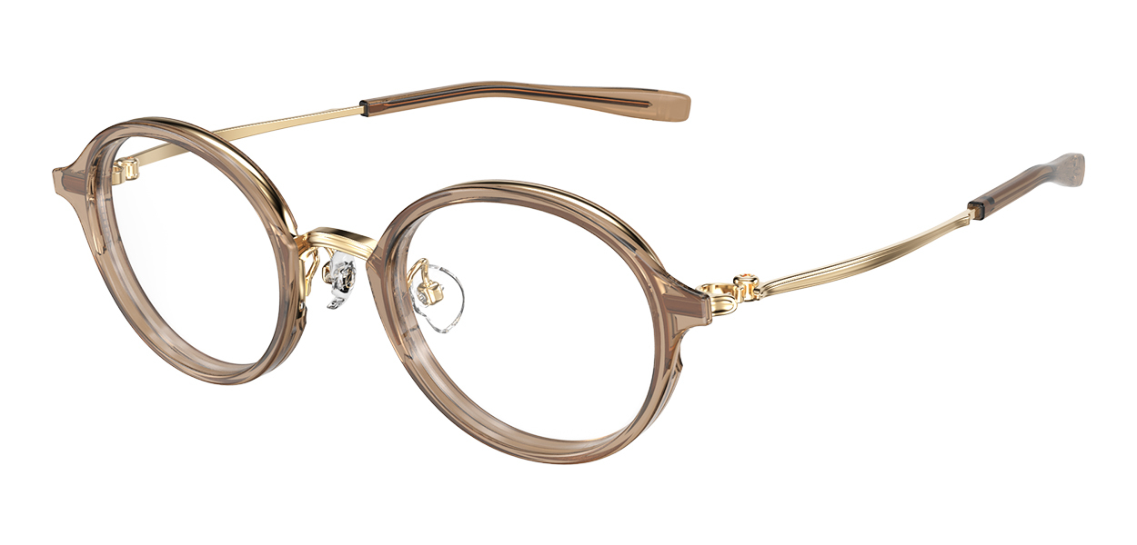 M-145 col.0801 ライトブラウン × ホワイトゴールド