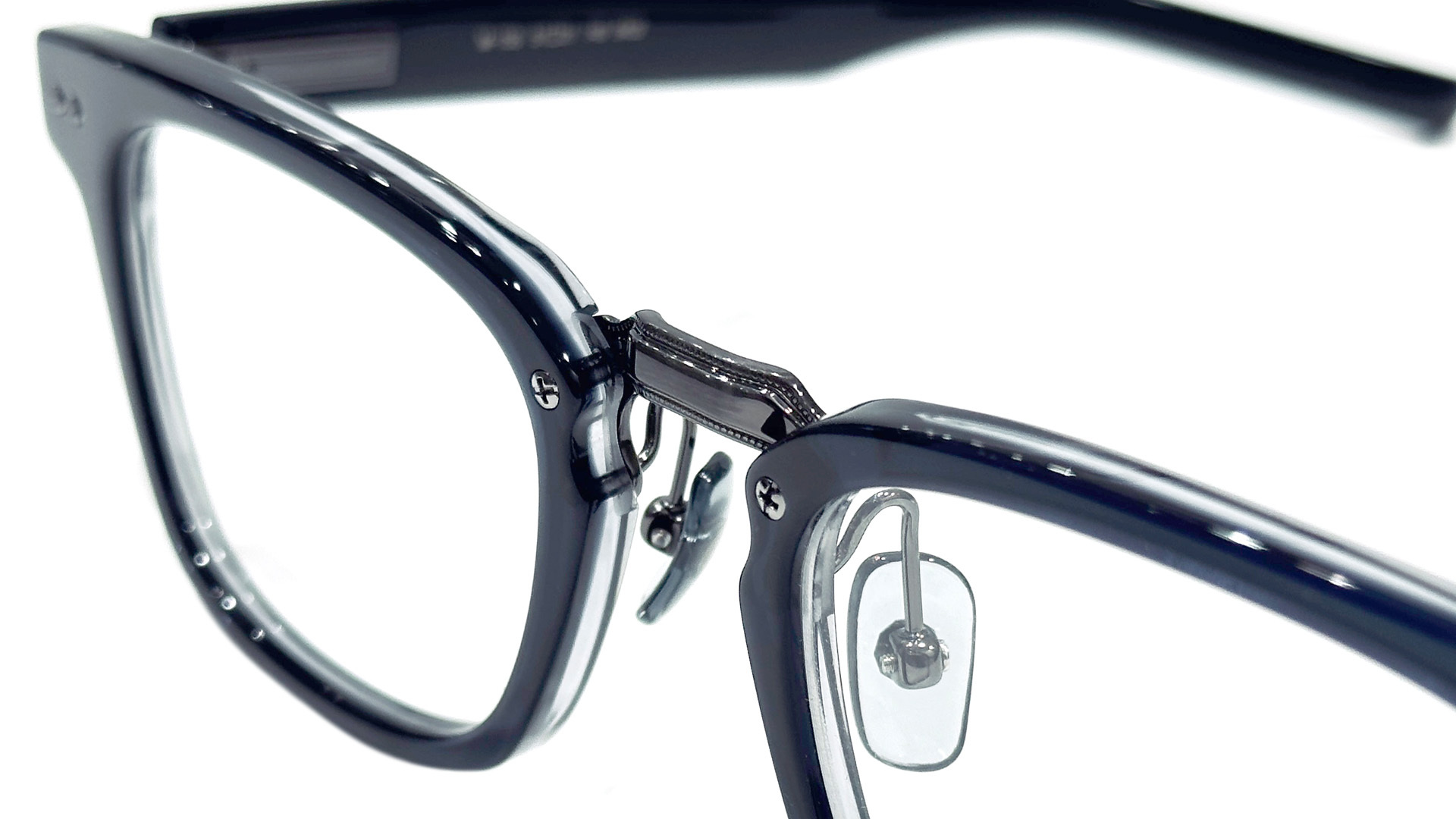 999.9 ネオプラスチックフレーム M-155 ミル模様を施したメタルブリッジ