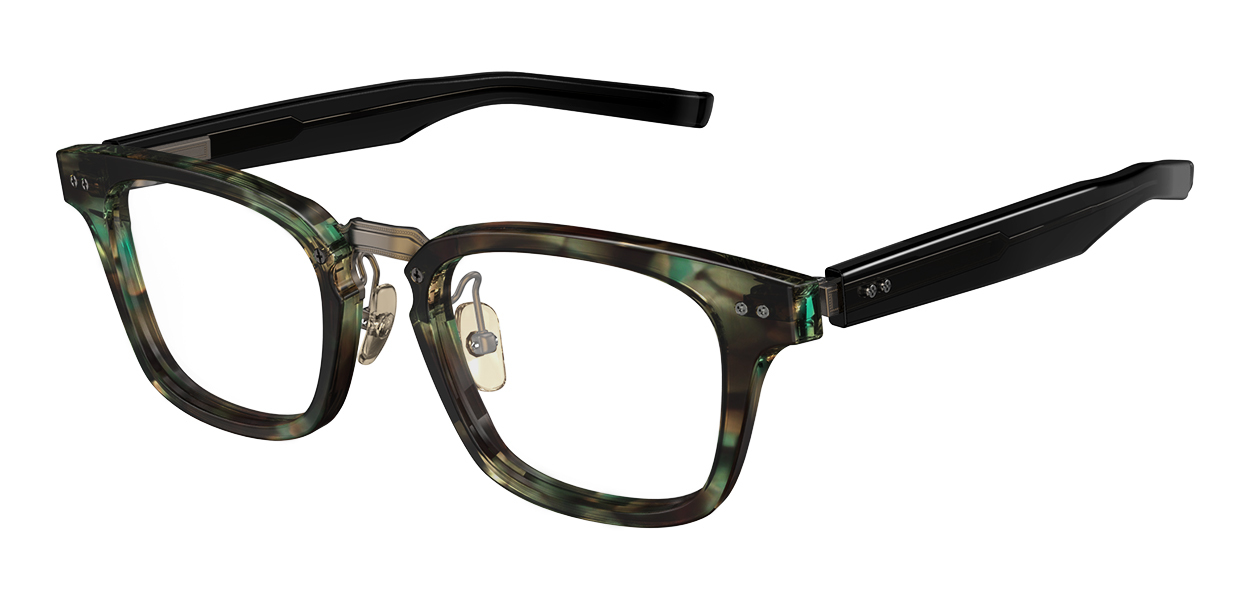 M-155 col.8648 グリーン × ブラウン ササ × ブラウンマット