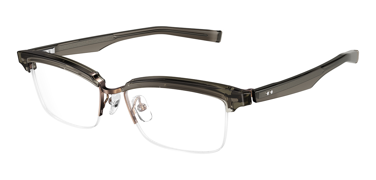 M-802 col.1008 スモーキーブラウン × ライトブラウンシャーリング