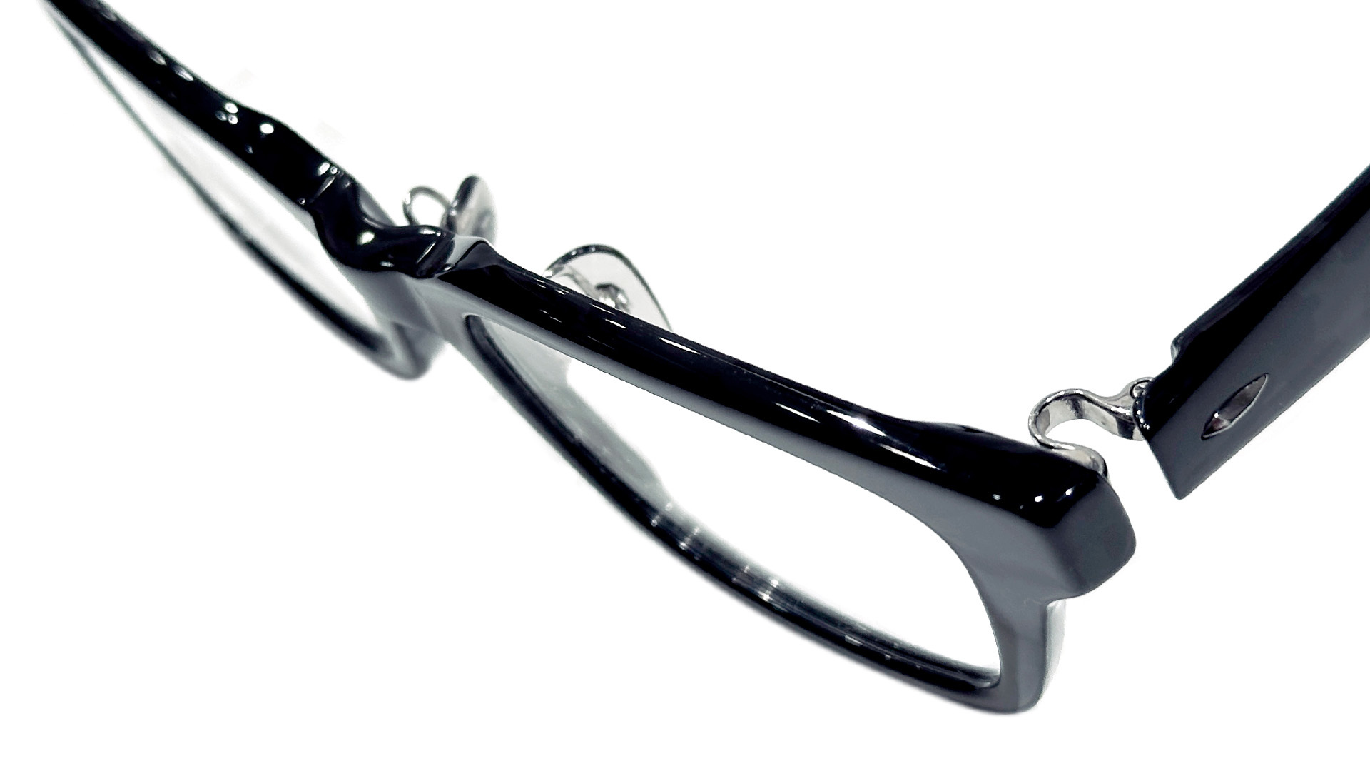 999.9 ネオプラスチックフレーム NP-618 逆Rヒンジ リム上部のカッティング