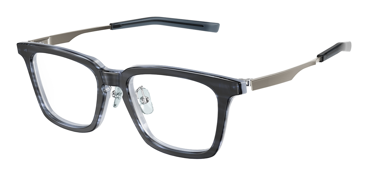 NPM-153 col.9232 ブルーササ × ペールブルー レイヤー × グレーシルバーシャーリング