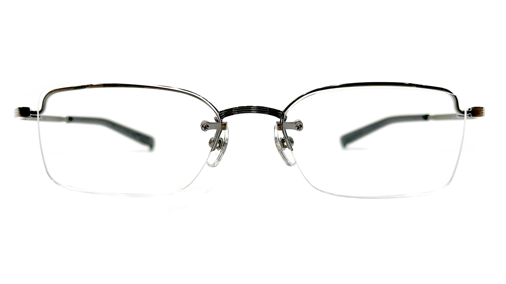 フォーナインズ 2025AW フチ無メガネフレーム O-36T 正面画像