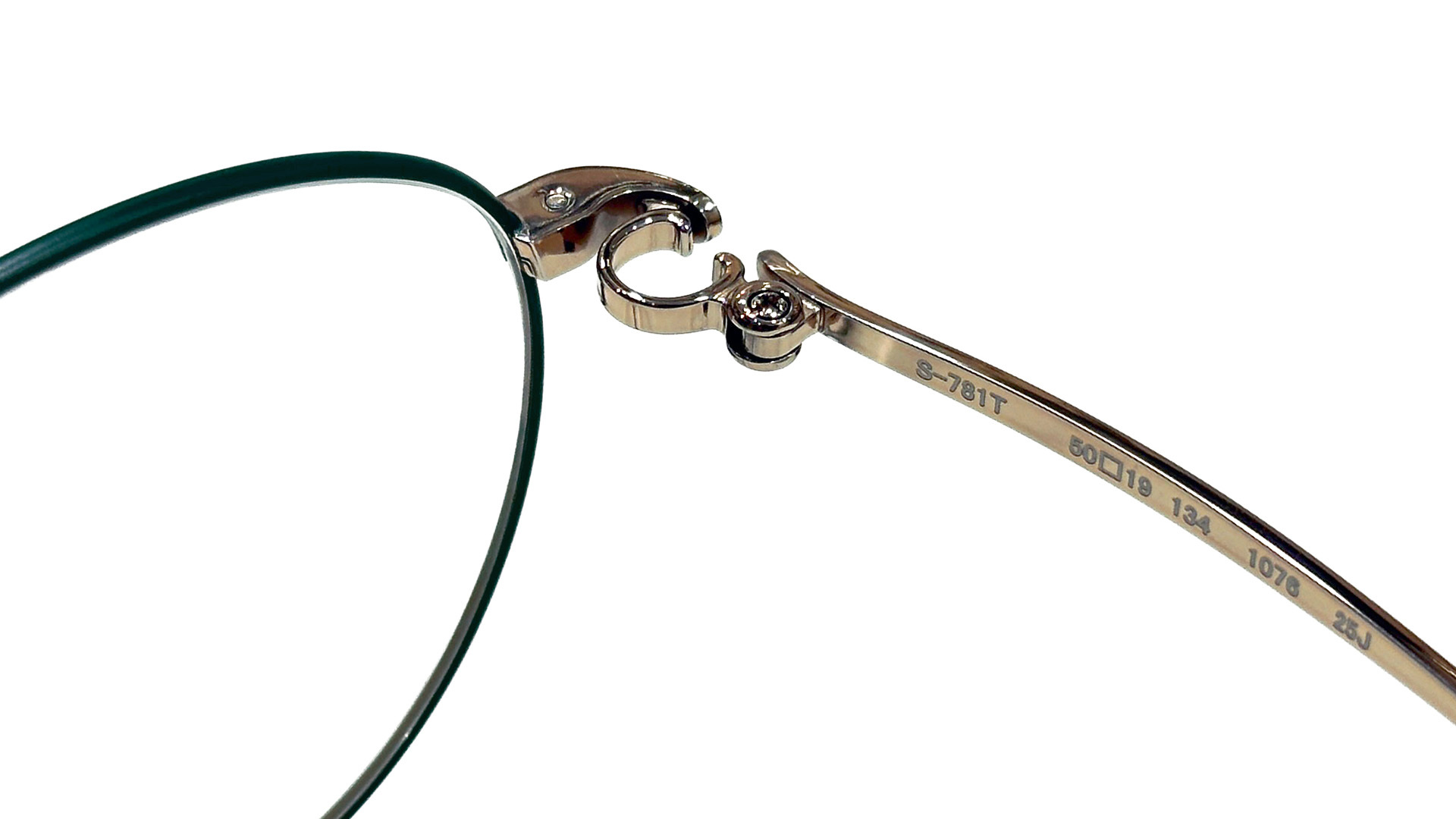 フォーナインズ four Ladies 2025AW新作メガネ S-781T 新設計のU字パーツ