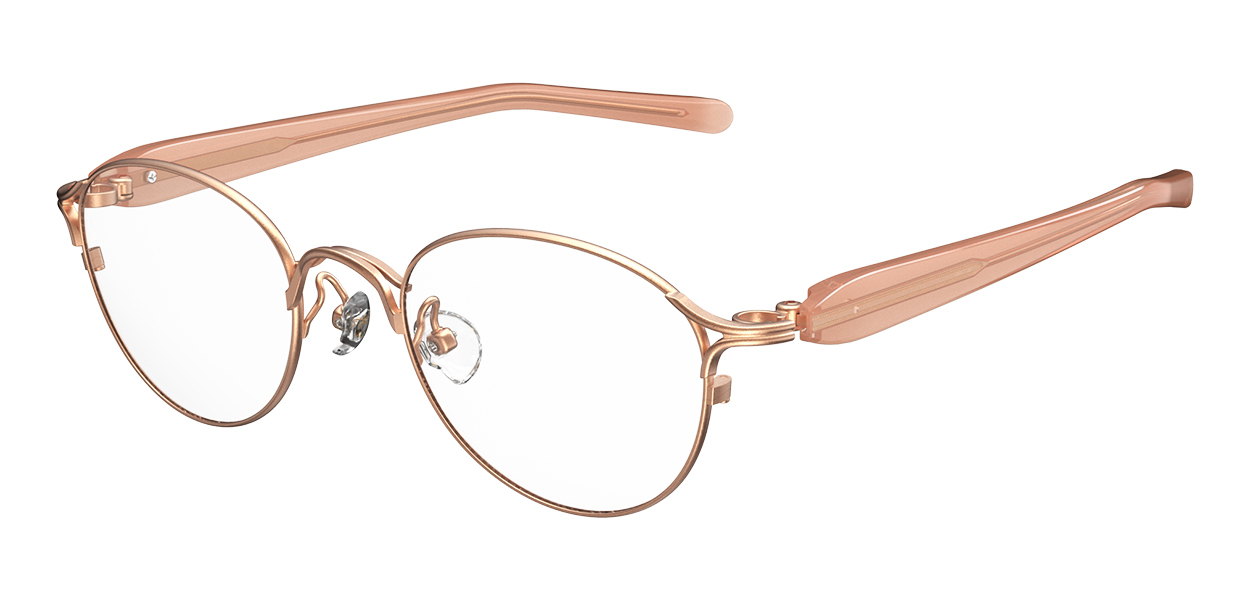 S-790T col.1352 ベージュブラウンマット × ソフトペールピンク