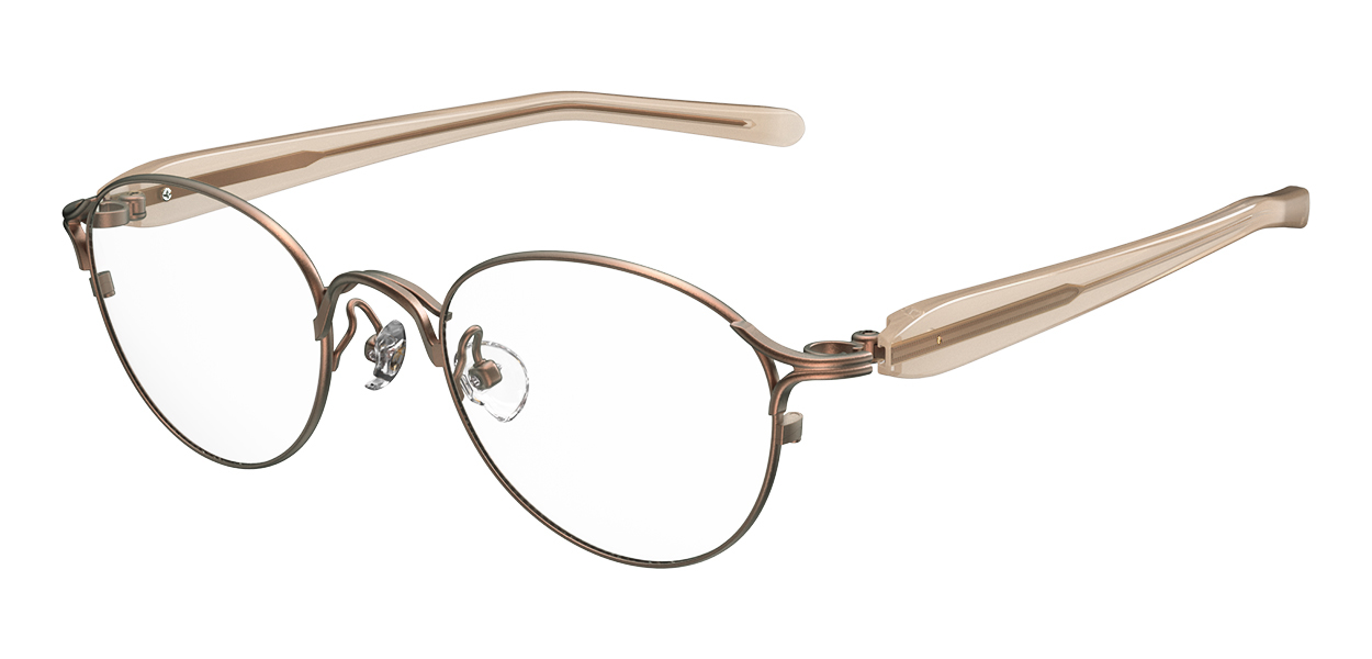 S-790T col.8957 ライトブラウンマット × ソフトペールホワイト
