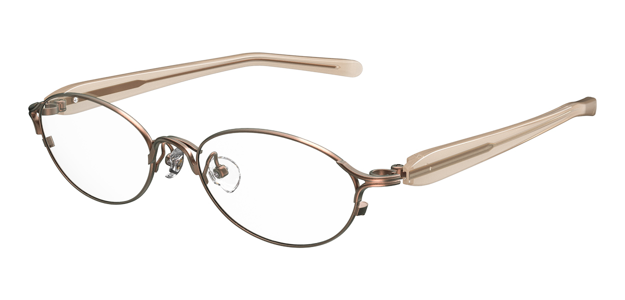 S-791T col.8957 ライトブラウンマット × ソフトペールホワイト