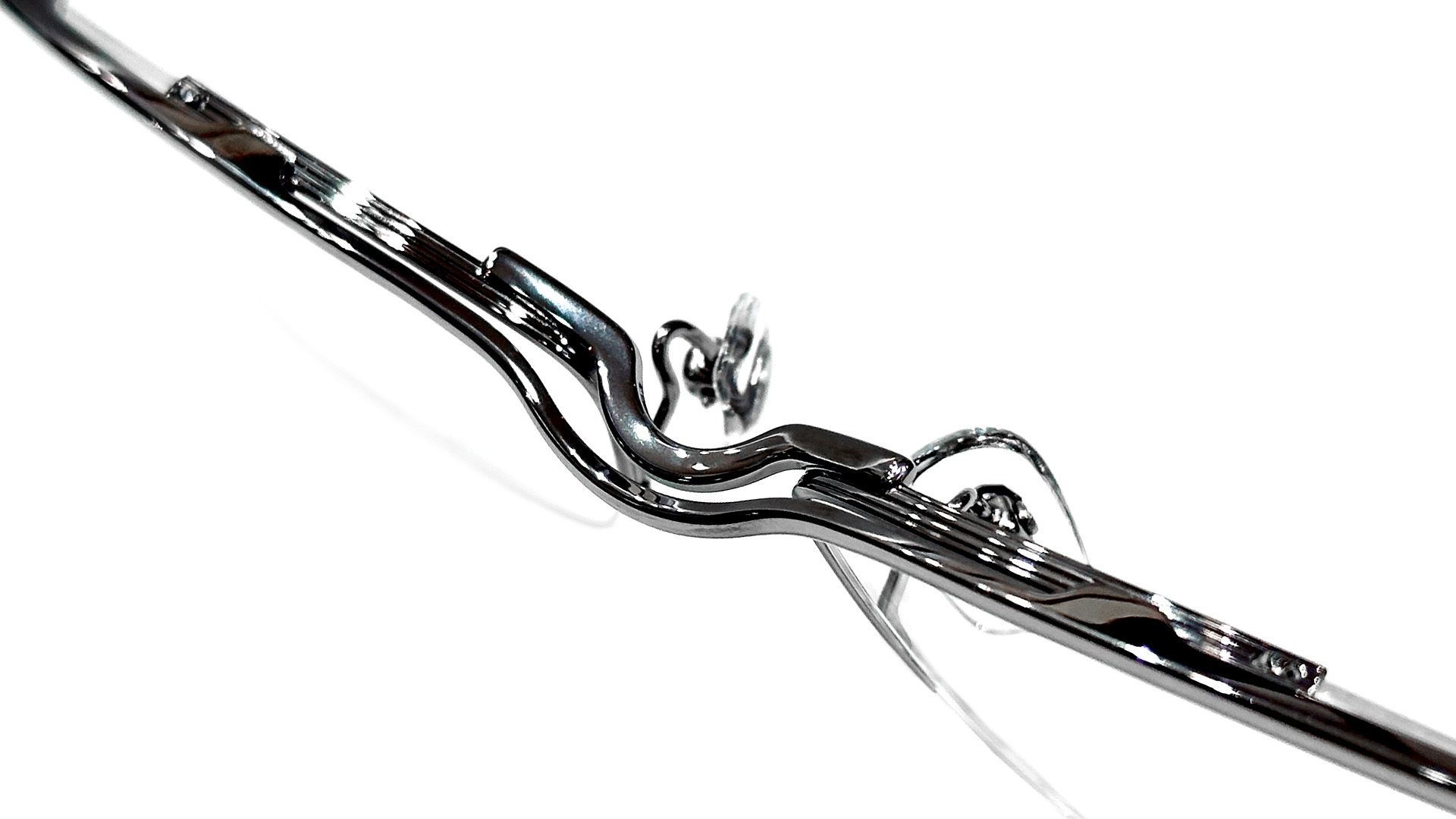 999.9 メタルブロウフレーム S-876T 前後２重のツインブリッジ