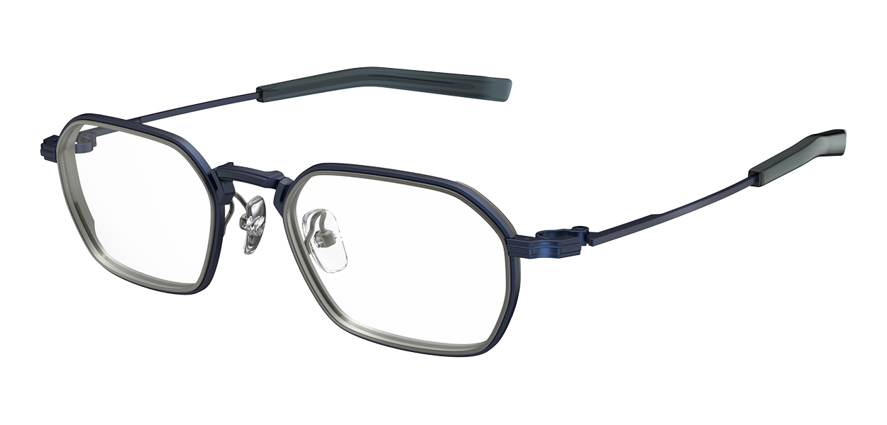 S-996T col.7002 ダークブルーマット × グレーシルバー