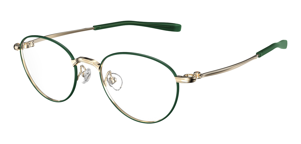 S-781T col.1076 ホワイトゴールド(ダークグリーンマット)