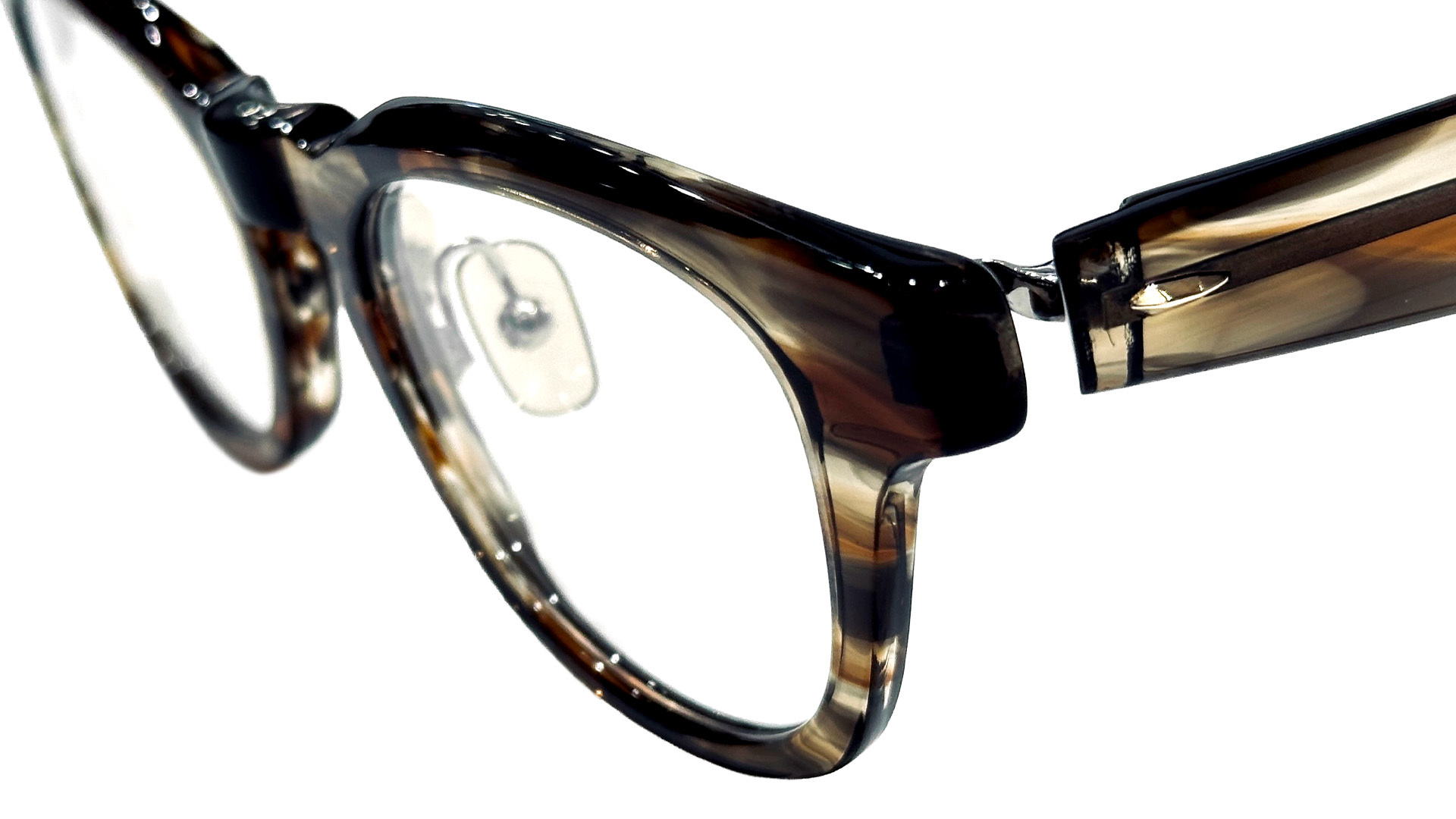 999.9 ネオプラスチックフレーム NP-619 逆Rヒンジ リム上部のカッティング