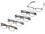 999.9 フォーナインズ メタルブロウ眼鏡フレーム S-870T 5カラー再入荷 茨城県つくば市研究学園 メガネ店